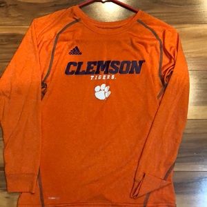 adidas boys 10/11 Clemson Climalite long sleeve
